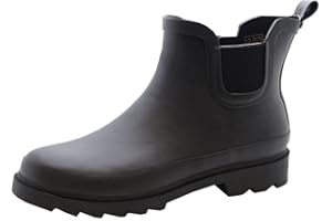 SAUTE STYLES Ladies Short Ankle Shoes | Womens Wellies Boots | Ladies Comfy Shoes | Womens Rain Boots | Ladies Winter Shoes | Womens Chelsea Boots | Ladies Wellington Shoes Size 3-8