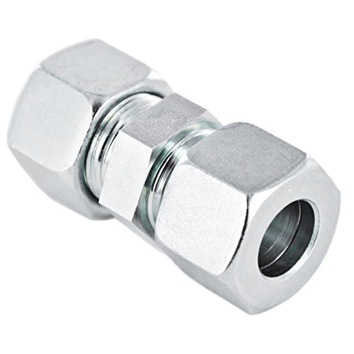 Gerade Schneidringverschraubung Stahl verzinkt - G 8 L - für 8 mm Rohr