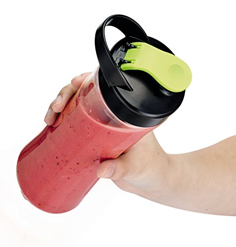 Krups KB203D Standmixer Smoothie to Go Perfect Mix 2000, 0.6 L, 300 W, edelstahl gebürstet / schwarz - 6