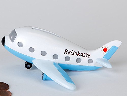 Spardose Reisekasse Urlaubsflieger Flugzeug Flieger Reisegeld Sparbüchse Urlaub Geldgeschenk