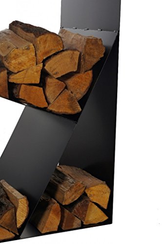 Magnus Kaminholzregal CUBE schwarz - 5