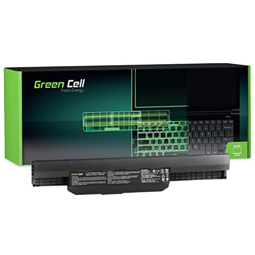 Green Cell® Standard Serie A32-K53 A41-K53 Akku für Asus A53 A53E A53S A53U K53B K53SC K53SD K53SM K53T K53TA K53TK K53Z X53E X53T X54HY (6 Zellen 4400mAh 10.8V Schwarz)
