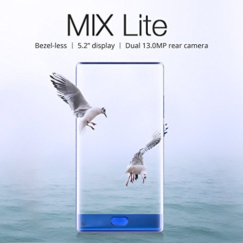 DOOGEE MIX Lite Android 7.0 Smartphone 4G - Schermo 5.2 Pollici Bezel-less 2GB RAM+16GB ROM - 3080mAh Camera 13MP + 8.0MP