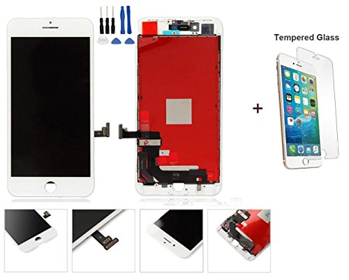 DOJA Barcelona | Ecran Tactile LCD pour IPHONE 8 Plus Blanc- Remplacement de Haute qualité avec des Outils de réparation. ...