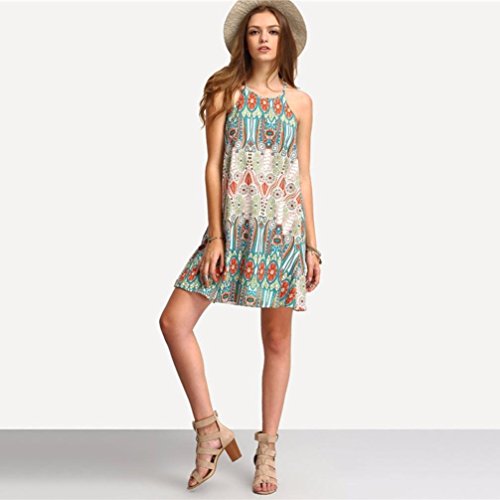 Damen Kleider Xinan Retro Kragen ärmelloses Kleid - 5