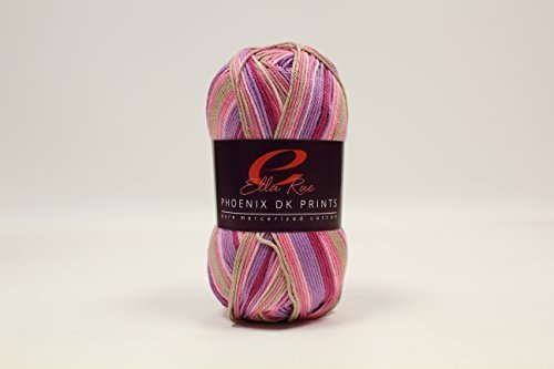 Ella Rae PHEONIX DK PRINT Yarn / Wool 100g 10 Fruity Ombre
