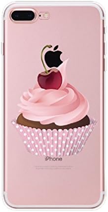 iPhone 7 Plus Case, Aokbi Creative Soft TPU Cover Candy Color Doughnut Pattern Back Case Protect Cover for iPhone 7 Plus 5.5 Inch Version (Style O)