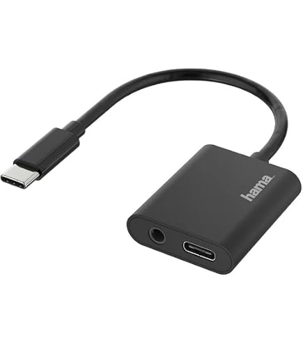 Adattatore USB-C A Jack Audio 3,5 Mm Hama | Cavo Convertitore Attivo Per Cuffie E Altoparlanti | Per Smartphone E Tablet