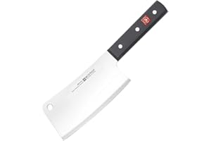 Wüsthof 1129500916 Wusthof Classic - Mannaia da 15,2 cm, in acciaio inox ad alto tenore di carbonio, colore: Nero