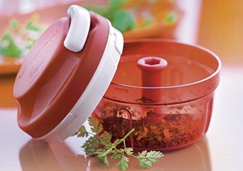 TUPPERWARE Chef Turbo-Chef rot D158 Zwiebelschneider Zwiebeln Speedy Boy 7098 - 3