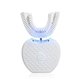 AUTOECHO Ultrasonic Electric Rechargeable Toothbrush 360° Automatic Teeth Whitening Toothbrush with 4 Optional Modes, Wireless Charging Dock