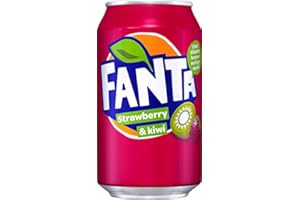 ZEELEC 3 x 24 Fanta Strawberry & Kiwi/Fraise & Kiwi (72 x 0,33 L canettes) & FiveStar stylo gratuit