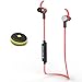 Price comparison product image Waterproof Bluetooth In-Ear Headphones,iSi Mini Wireless Stereo Earhook Sport Earphone In Ear Headset Noise Cancelling Ear buds With Mic Sweat proof for running.Supports Iphones, Android - Red