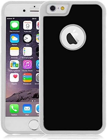 iPhone 6/6S Plus Case, Magic Anti Gravity Adsorption Material Sticks to Glass, Tile, Car GPS, Most Smooth Surface, Magical Nano Sticky for Apple iPhone iPhone 6/6S Plus 5.5 inch (White)