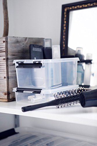 ORTHEX Smart Store Classic 1 / 10 Stück Aufbewahrungsboxen mit Clip-Verschluss im SET, inkl. Beschriftungsetiketten - 6