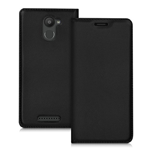 kwmobile Funda para bq Aquaris U Plus - Carcasa para m vil de Cuero sint tico - Case Plegable en Negro reviews kwmobile Funda para bq Aquaris U Plus - Carcasa para m vil de Cuero sint tico - Case Plegable en Negro