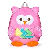 Mochila hecha de felpa y nailon de alta calidad, duradera, liviana y cómoda.