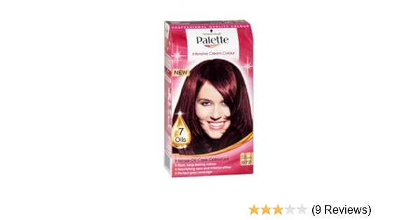 Schwarzkopf Palette Intensive Cream Colour Dark Bordeaux Number