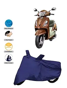 JBR Waterproof SCOOTY Cover for TVS Jupiter with Side Mirror Pocket & Buckle Belt