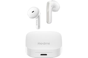 XIAOMI Redmi Buds 6 Active - Auriculares inalámbricos, cancelación de Ruido, Ligeros, hasta 36 Horas de autonomía, Bluetooth 5.3, Blanco (Versión ES)