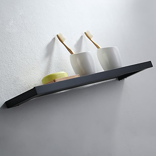 Homelody Schwarz Badregal 304 Edelstahl Wand Duschregal Wandablage Regal Seifenhalter Wandmontage Halter Bad/Badzimmer - 8