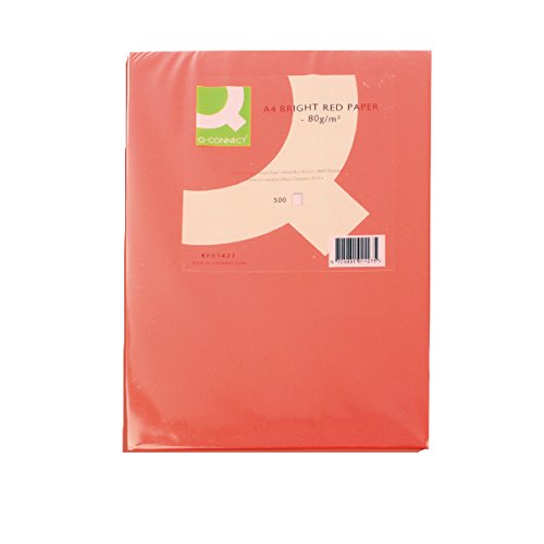 Q-CONNECT Kopierpapier bunt A4 80 GSM 1 Ries Bright Red - 2