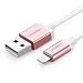Produktbild UGREEN 1M Lightning Kabel auf USB A Stecker Ladekabel MFi Zertifiziert mit Alu-Gehäuse für iPhone iPhone 7 / 7plus / 6S/ 6 / 6 Plus, iPhone5s/5c/5, iPad Mini/Mini 2, iPad Air usw Rosegold