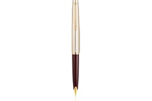 Jinhao 59 reservoarpenna EF spets och omvandlare champagne mini resa fickpenna
