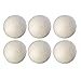 Produktbild LUFA 6 Teile / satz Natürliche Wiederverwendbare Wäsche Saubere Ball Praktische Hause Wolle Trockner Bälle Weiß
