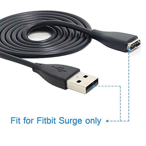 BlueBeach® Hochwertiges USB Ladekabel für FITBIT SURGE Ersatz Ladegerät - 3