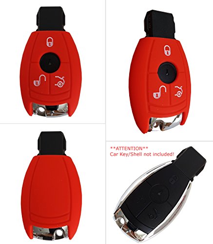 CK + Mercedes Auto de llave móvil Key Cover Case Funda Silicona para A B C de S de G de v de clase S AMG CLA CLS