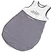 Produktbild Baumwolle Schlafsack Rock Star Baby, 90 cm, rockiges Design in weiß grau • Baby Kinder Kleinkind Winter