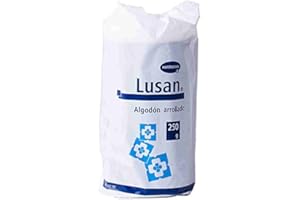 Lusan, Algodón Arrollado, Curación, Tratamiento de Heridas, Limpieza, 100gr
