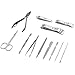 Zacro Stainless Steel Personal care Manicure Pedicure Ear pick Nail - Clippers Set 12 in 1