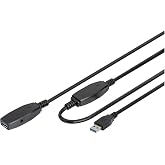 DIGITUS Aktif USB 3.0 Uzatma Kablosu - 10 m - 5 Gbps Aktarım Hızı - Tak ve &Ccedil;alıştır - Hotswap - LED Fonksiyon G&ouml;stergesi - Si