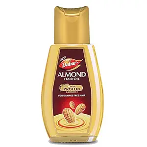 Dabur Almond Hair Oil - with Almond, Vitamin E and Soya Protein - 300 ml