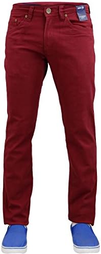 Men Kushiro City Bryan Chinos Maroon 30S