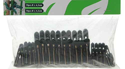 3er-Set Dekokugeln Gartenkugel Blume Metall braun – D15/20/25cm - 3