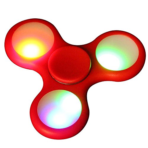 Masrin LED Light Fidget Toy Hand Spinner Torqbar Finger Toy EDC Focus Gyro Stress Reducer Relieve Anxiety and Boredom (Red) Masrin LED Light Fidget Toy Hand Spinner Torqbar Finger Toy EDC Focus Gyro Stress Reducer Relieve Anxiety and Boredom (Red)