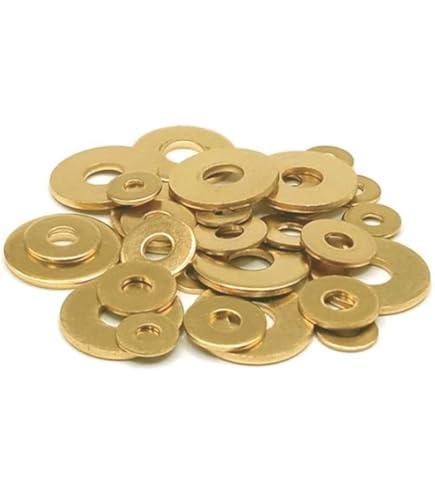 Taschenmesser Lager Unterlegscheiben - Messing Dichtung Mit Edelstahlkugeln (2 Stück)