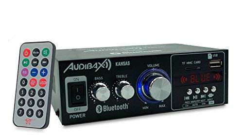 Audibax KANSAS Amplificador HiFi con Bluetooth / MP3 / FM 2 x 40W