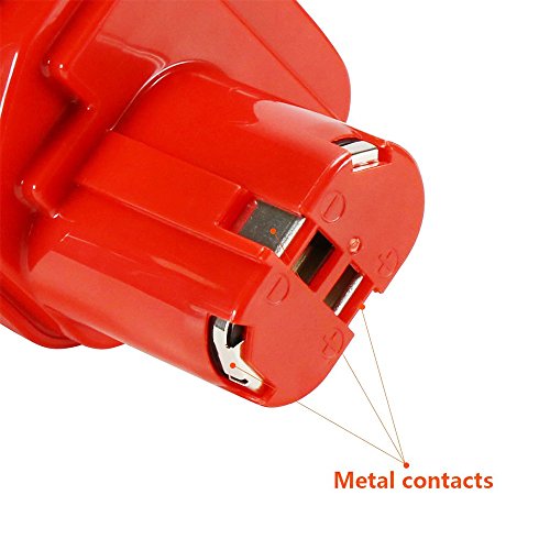 Powayup für Makita Akku 12V 3.0Ah Ni-Mh Batterie Werkzeugakku ErsatzAkku 1222 12341220 12331235 1235B 1235F 2Packs - 5