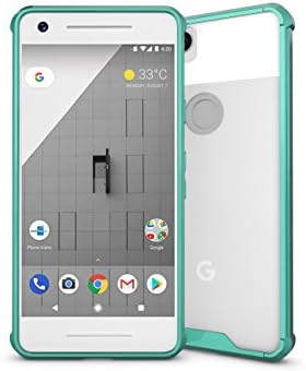 Ensyu Transparent Crystal Clear TPU Acrylic Case for Google Pixel 2(2017), Anti Slip Grip Bumper Case Anti Scratch Skin Cover Drop-Protection Corner Protection Hard PC Back Protector for Pixel 2