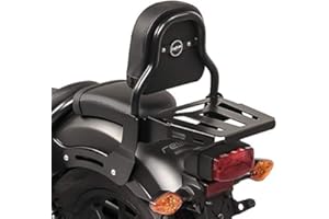 CRAFTRIDE Schienale Sissy Bar XS3 compatibile con Honda Rebel 500 17-23 Portapacchi nero