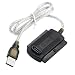 Produktbild HKFV SATA IDE zu USB Adapterkabel 2.5 3.5 SATA IDE zu USB Adapterkabel Kabel für Festplatte HDD CD DVD RW Rom (Clear)
