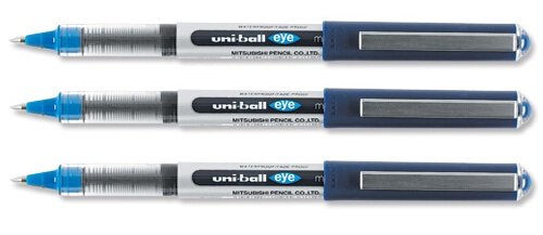 Uni-Ball UB157 Eye Tintenroller FINE 0,7 mm Spitze 0,5 mm Strichbreite 12 Stück blau