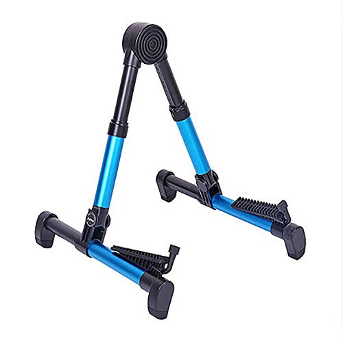 Preisvergleich Produktbild Amhuui Unverise Klappinstrument Stand, Instrumentenhalter für Gitarre, Ukulele, Violine, Mandoline,Blue