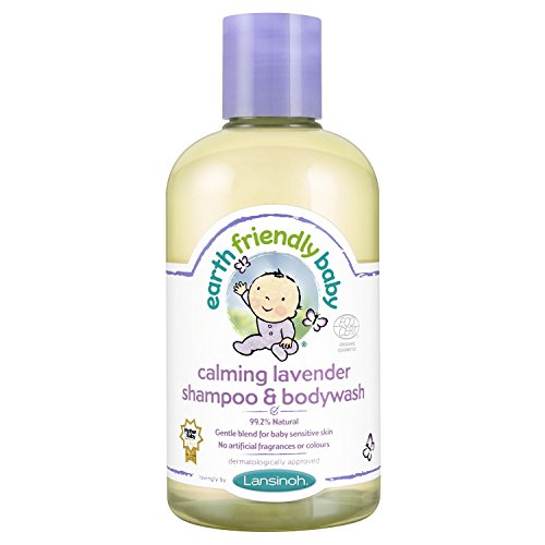 Earth Friendly Baby Organic Calming Lavender Shampoo & Bodywash 250 ML (2 Pack)