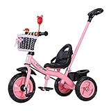 ❤Perfekter Wachstumspartner: Das Trike eignet sich für Kinder zwischen 18 Monaten und 6 Jahren. 4 Fahrarten: Kleinkind-Trike, Lenk-Trike, Learn-to-Ride-Trike und klassisches Trike. Lassen Sie die Dreiräder das Wachstum Ihres Kindes begleiten.