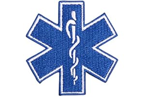 ELITEX TRAINING Parche de Goma con Velcro, Parche para Mochilas y Chalecos de Cross Training y Gimnasio (Sanitarios)